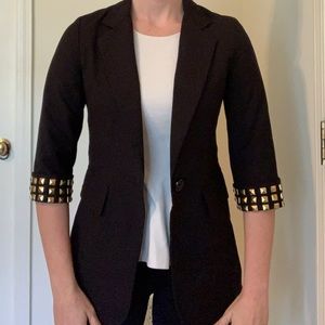 Boston Proper Women’s Boyfriend Blazer with Studs